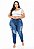Calça Jeans Xtra Charmy Plus Size Skinny Deviene Azul - Imagem 3