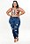 Calça Jeans Fofinha Plus Size Skinny Joscelina Azul - Imagem 3