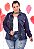 Jaqueta Jeans Xtra Charmy Plus Size Sidionara Azul - Imagem 2