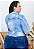 Jaqueta Jeans Xtra Charmy Plus Size Cropped Mere Azul - Imagem 3