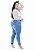 Calça Jeans Hevox Plus Size Skinny Raldina Azul - Imagem 3
