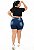 Shorts Jeans Hevox Plus Size Terumi Azul - Imagem 2