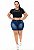 Shorts Jeans Hevox Plus Size Terumi Azul - Imagem 1