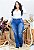 Calça Jeans Helix Plus Size Flare Lussandra Azul - Imagem 1