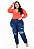 Calça Jeans Helix Plus Size Mom Julis Azul - Imagem 1