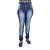 Calça Jeans Feminina Legging Helix Azul com Elástico Levanta Bumbum - Imagem 2