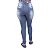 Calça Jeans Feminina Deerf Manchada Hot Pants Cintura Alta - Imagem 3