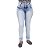 Calça Jeans Feminina Legging Deerf Marmorizada com Elástico - Imagem 2