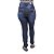 Calça Jeans Feminina S Planeta Hot Pants Azul com Cintura Alta - Imagem 2