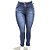 Calça Jeans Feminina Plus Size Meitrix Azul com Cintura Alta - Imagem 1