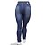 Calça Jeans Feminina Plus Size Meitrix Azul com Elástico Cintura Alta - Imagem 3