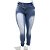 Calça Jeans Feminina Legging Helix Manchada Plus Size Cintura Alta com Elástico - Imagem 1