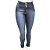 Calça Jeans Feminina Legging Credencial Plus Size Escura Cintura Alta - Imagem 1