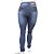 Calça Jeans Feminina Legging Credencial Plus Size Escura Cintura Alta - Imagem 2