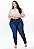 Calça Jeans Latitude Plus Size Cigarrete Abnaia Azul - Imagem 3