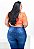 Calça Jeans Latitude Plus Size Skinny Clausia Azul - Imagem 4