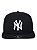 Boné New Era 9Fifty New York Yankees Black/White Original Fit Snapback - Imagem 1