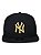 Boné New Era 9Fifty New York Yankees Black/Gold Original Fit Snapback - Imagem 1