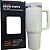 Copo Térmico Beer Pints 1200ml Branco Alça E Canudo Premium - Imagem 2