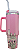Copo Térmico Rosa B Labubu Com Alça E Canudo 1,2 L Premium - Imagem 6