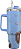 Copo Térmico Azul B Labubu Com Alça E Canudo 1,2 L Premium - Imagem 3