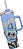 Copo Térmico Azul B Labubu Com Alça E Canudo 1,2 L Premium - Imagem 5
