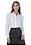 Camisa Branco Feminina Manga Longa Com Botões Resinados Via Tolentino - Imagem 1