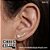 Piercing Estrela Cadente em Pedras - Imagem 7