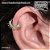 Piercing Argola Frontal Meia Lua - Imagem 4