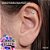 Piercing de Coroa com 3 Pedras - Imagem 6