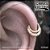 Piercing Lua Indiana com Pedra Preta - Imagem 2