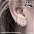 Piercing Argolinha Click 6 Pedras - Imagem 2
