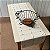 Trilho de mesa 1,5m - Cru com Pesponto Preto - Imagem 1