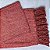 Xale Chenille Carmim - 1.30m x 1.80m - Imagem 2