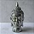 Buda Mini de Gesso - Prata - Imagem 1