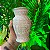 Vaso em Pedra Sabão Bordado Natural - Imagem 1
