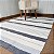 Tapetão Boho 2m x 1,5m - Cru, Cinza e Azul - Imagem 1