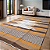 Tapete Sala 2m x 1,5m - Marrom, Cappuccino e Mostarda - Imagem 1