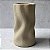 Dupla Vasos de Cerâmica Texturizada Ornamental - Cimento - Imagem 2