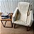 Xale Chenille Cru - 1.30m x 1.80m - Imagem 1