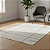 Tapete Sala 2m x 1,5m - Cru com grid black - Imagem 2
