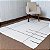Tapetão Boho 2m x 1,5m - Cru com grid black - Imagem 1