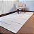 Tapetão Boho 2,5m x 1,5m - Pesponto Cru com Listras Cinza - Imagem 1