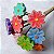 Buquê de Flores de Madeira - Coloridas - Imagem 1