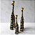 Trio de Girafas em Madeira Decorativas - Imagem 2
