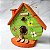 Casinha de Passarinho - Verde e Laranja - Imagem 2