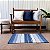 Tapete Kilim 90cm x 60cm - Azul - Imagem 2