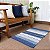 Tapete Kilim 90cm x 60cm - Azul - Imagem 1