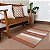Tapete Kilim 90cm x 60cm - Marrom - Imagem 1