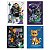 Kit 4 Cadernos Tilibra Lightyear Brochurão C/ Adesivo 80 Fls - Imagem 1